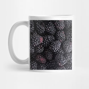 Fresh Delicious Blackberries Original Color Mug